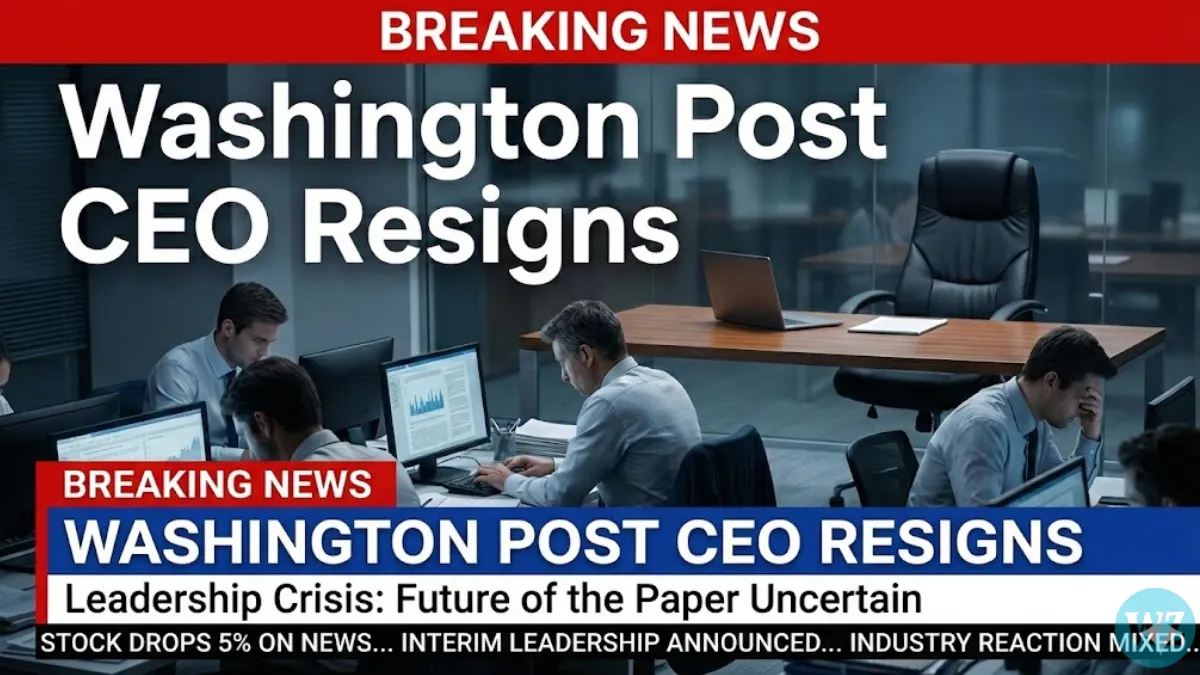Washington Post CEO resigns
