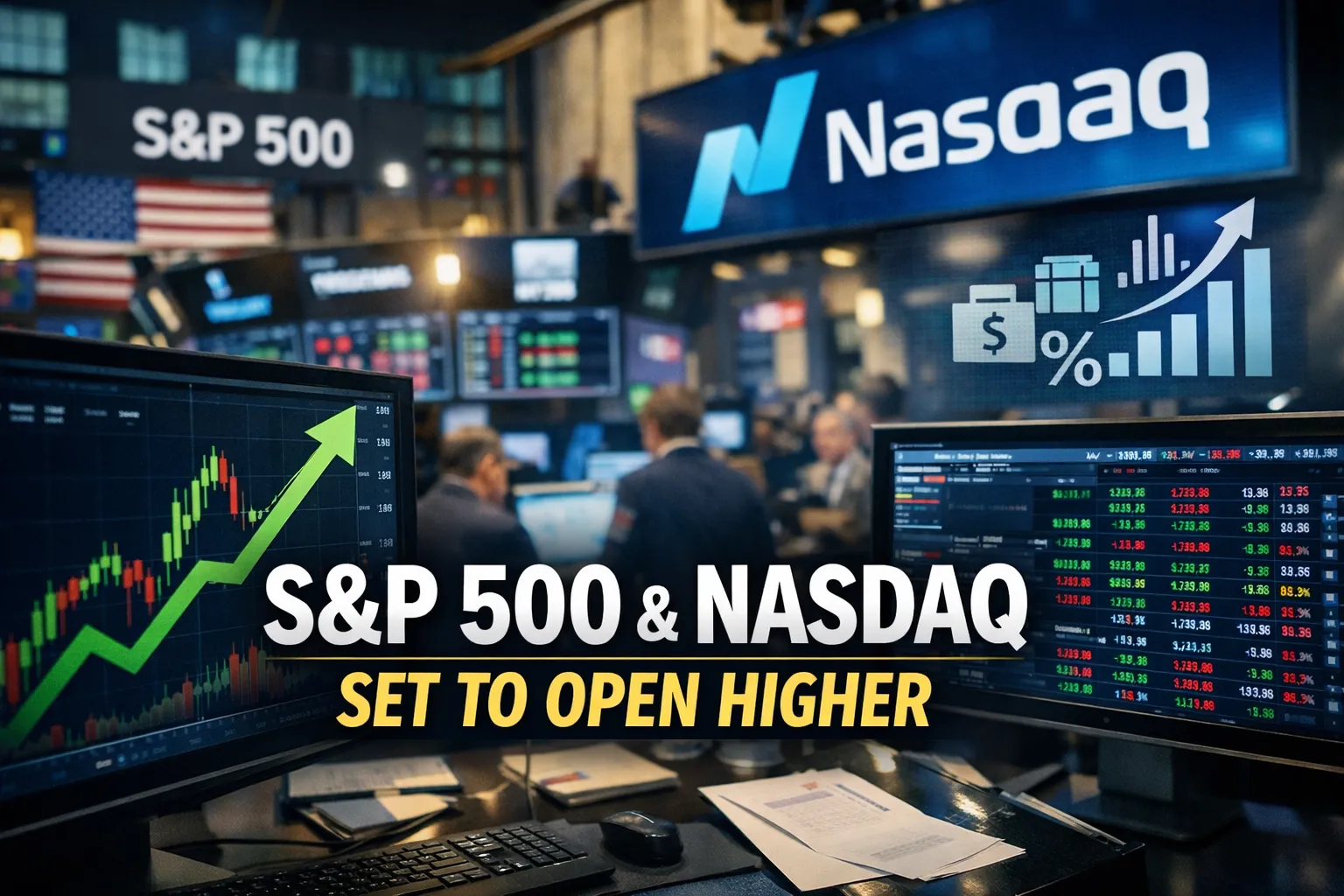 S&P 500 and Nasdaq expected to open higher